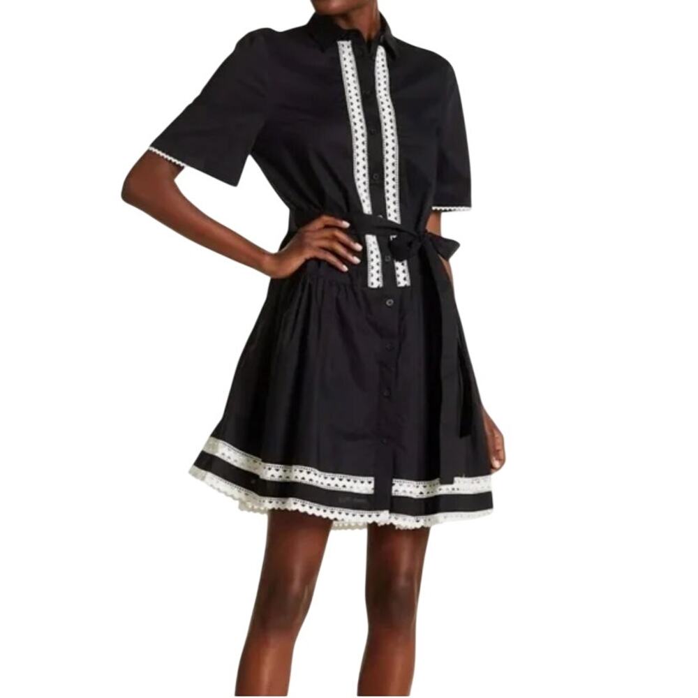 Kate Spade Broome Street Lace Inset Shirtdress NWOT